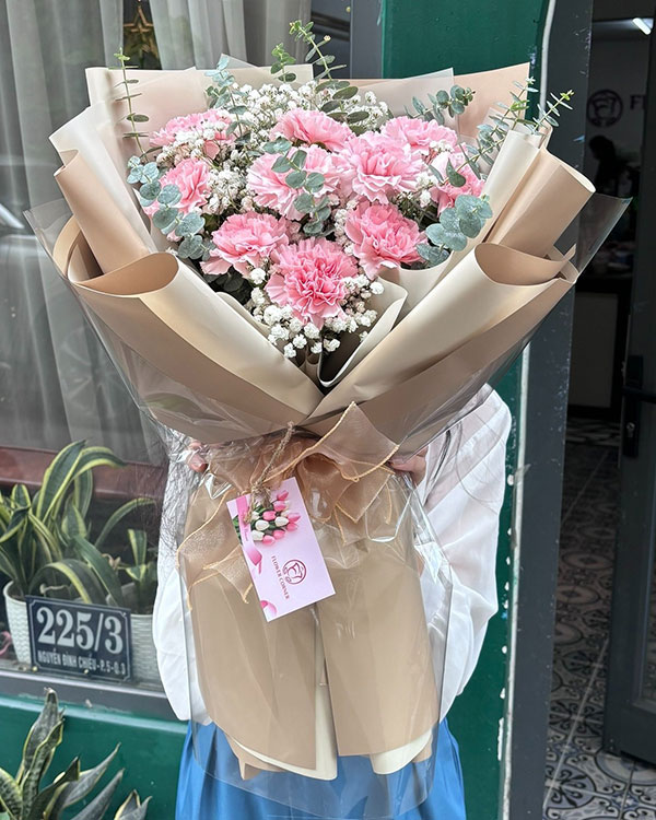 bó hoa cẩm chướng tặng mẹ 8-3 bó hoa cẩm chướng tặng mẹ 8-3